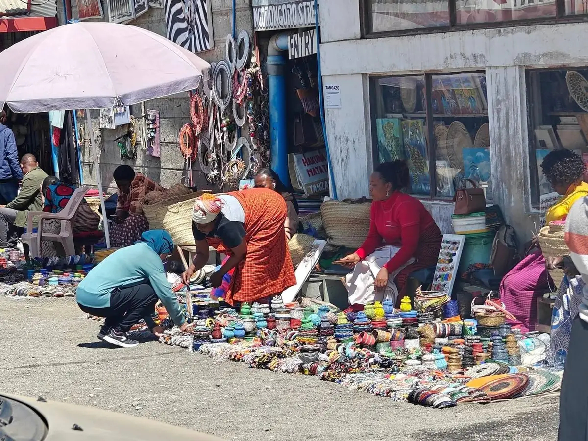 Beadwork and craft stalls